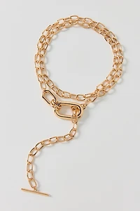 Toggle Chain Wrap Necklace