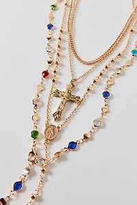 Aries Rosary Layering Necklaces Set