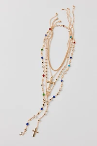 Aries Rosary Layering Necklaces Set