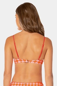 Maaji Sunset Grid Amatista Bikini Top