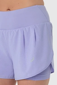 ASICS Road 3.5in Mesh Running Short