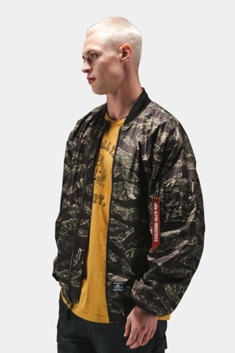 Alpha Industries L-2B Oversized Camo Flight Jacket