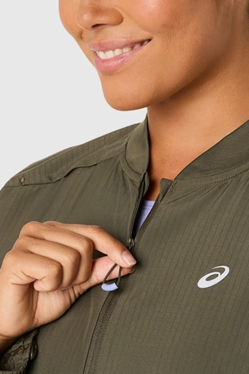 ASICS Nagino Run Adjustable Windbreaker Jacket