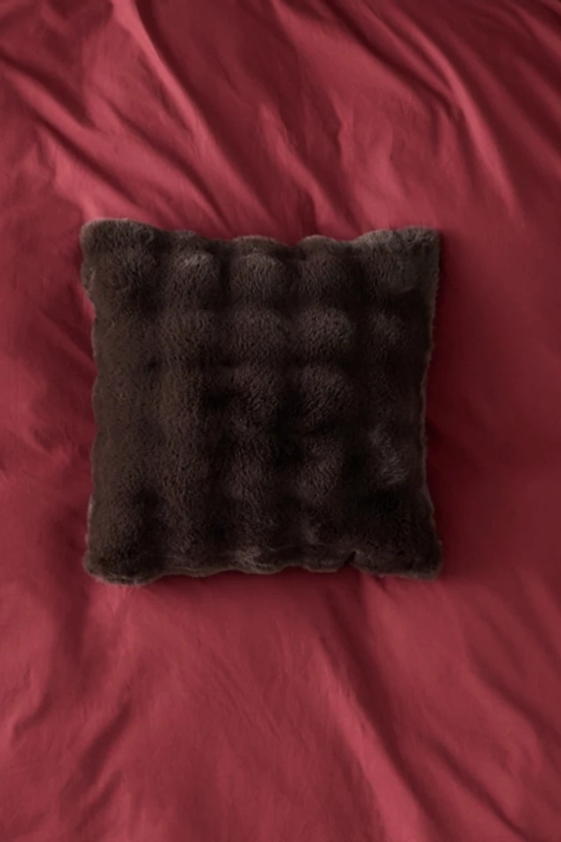 Lollie Faux Fur Throw Pillow