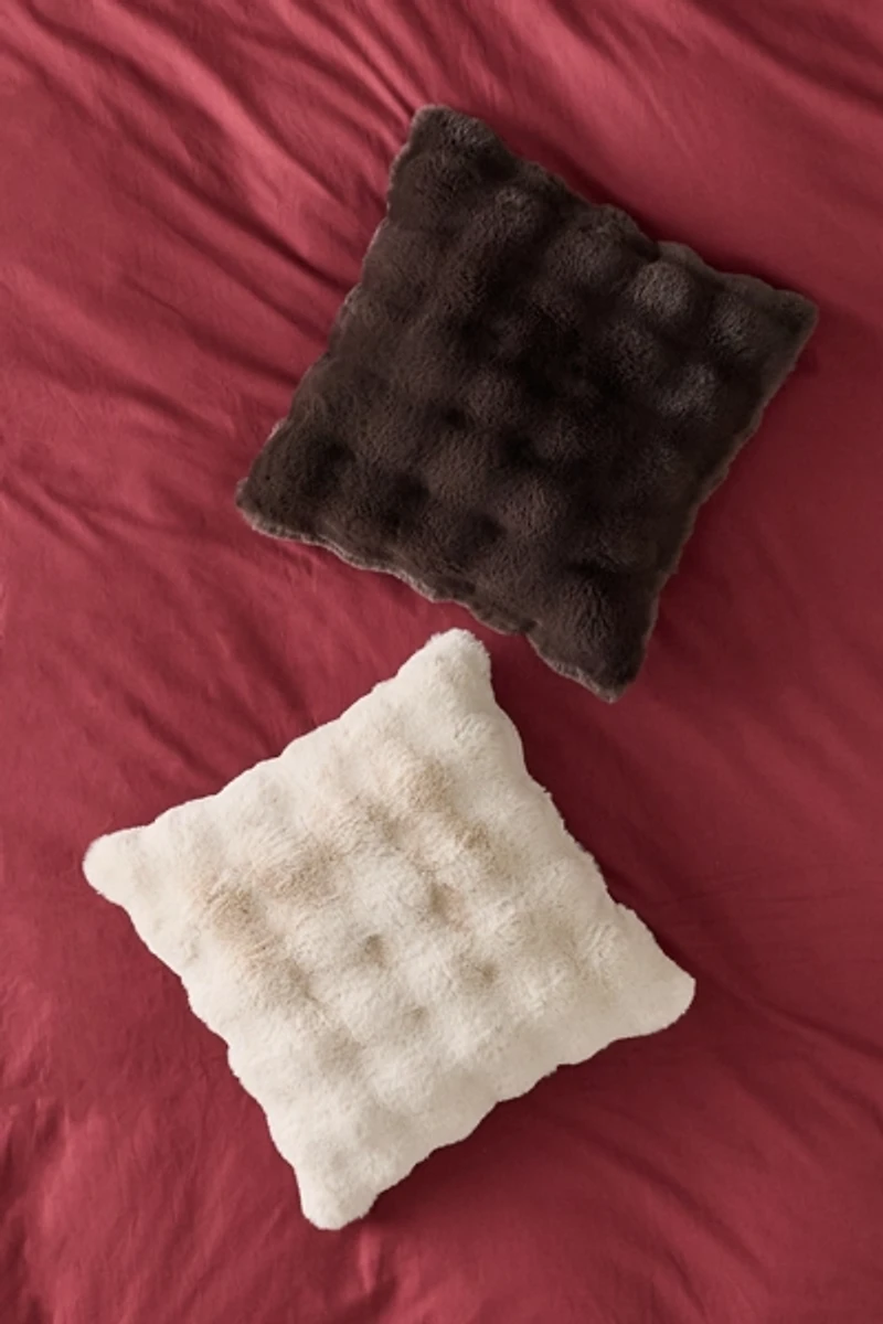 Lollie Faux Fur Throw Pillow