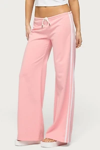 Edikted Cammile Contrast Stripe Sweatpants