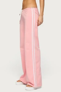 Edikted Cammile Contrast Stripe Sweatpants