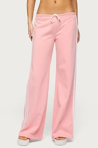 Edikted Cammile Contrast Stripe Sweatpants