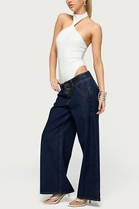 Edikted Jimana Halter Neck Bodysuit