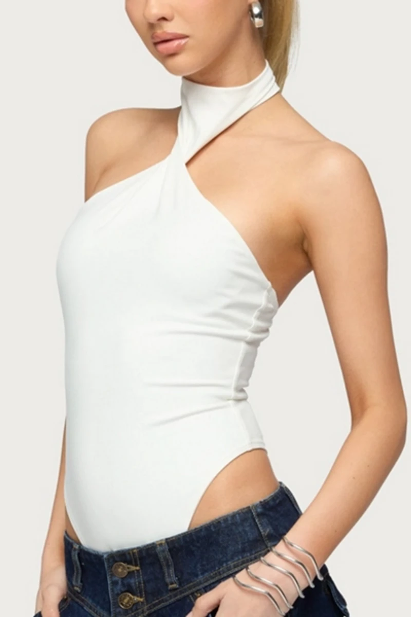 Edikted Jimana Halter Neck Bodysuit