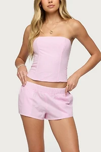 Edikted Amaliah Striped Shorts