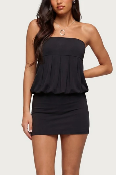 Edikted Alannah Backless Strapless Mini Dress