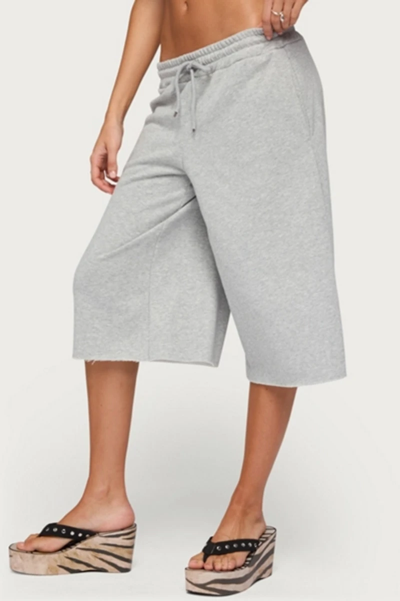 Edikted Camo Rush Oversized Bermuda Shorts