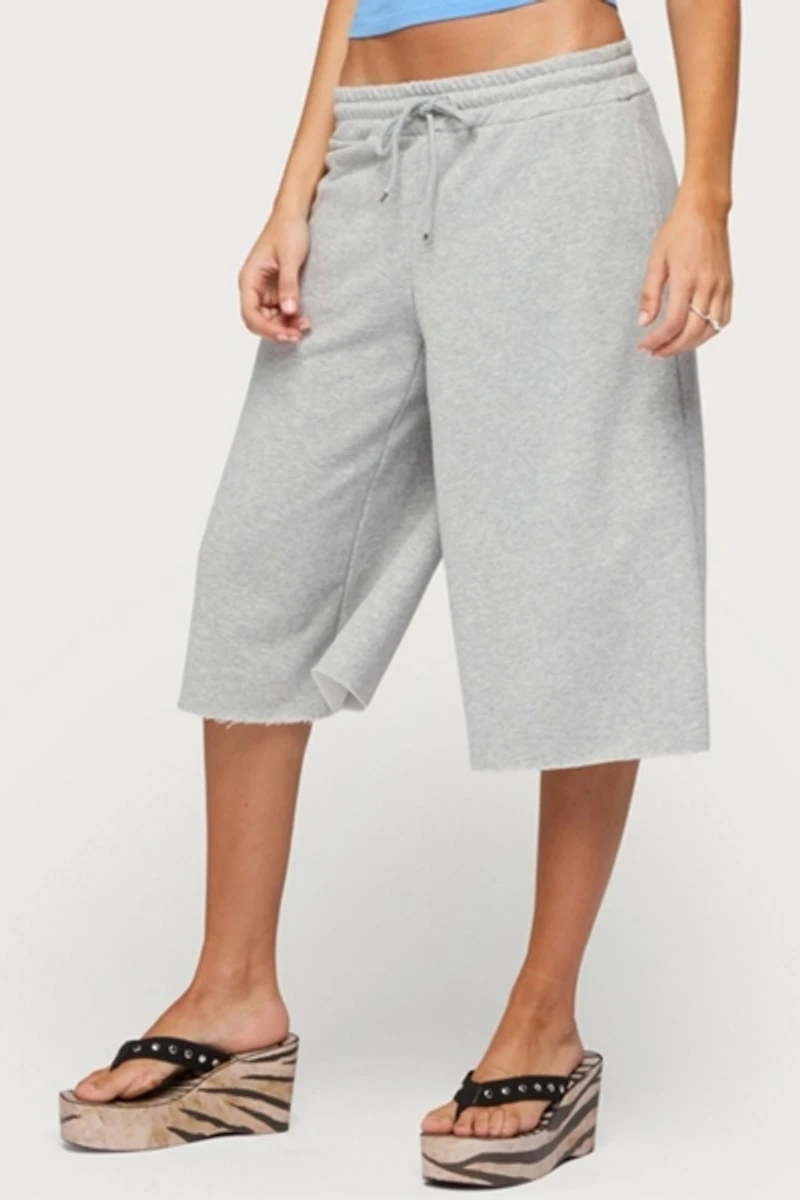 Edikted Camo Rush Oversized Bermuda Shorts