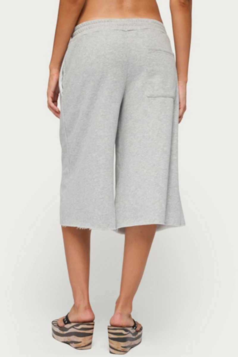 Edikted Camo Rush Oversized Bermuda Shorts