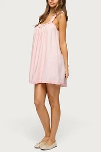 Edikted Christena Ruffle Mini Dress