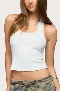 Edikted Kristene Ribbed Halter Top