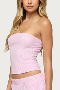 Edikted Amaliah Striped Strapless Corset
