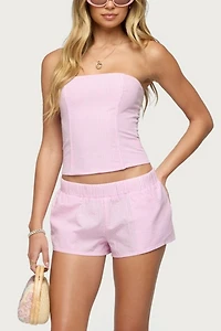 Edikted Amaliah Striped Strapless Corset