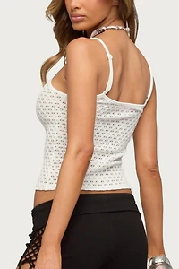 Edikted Declynn Textured Tank Top