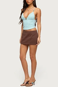 Edikted Alitah Bead Textured Tank Top