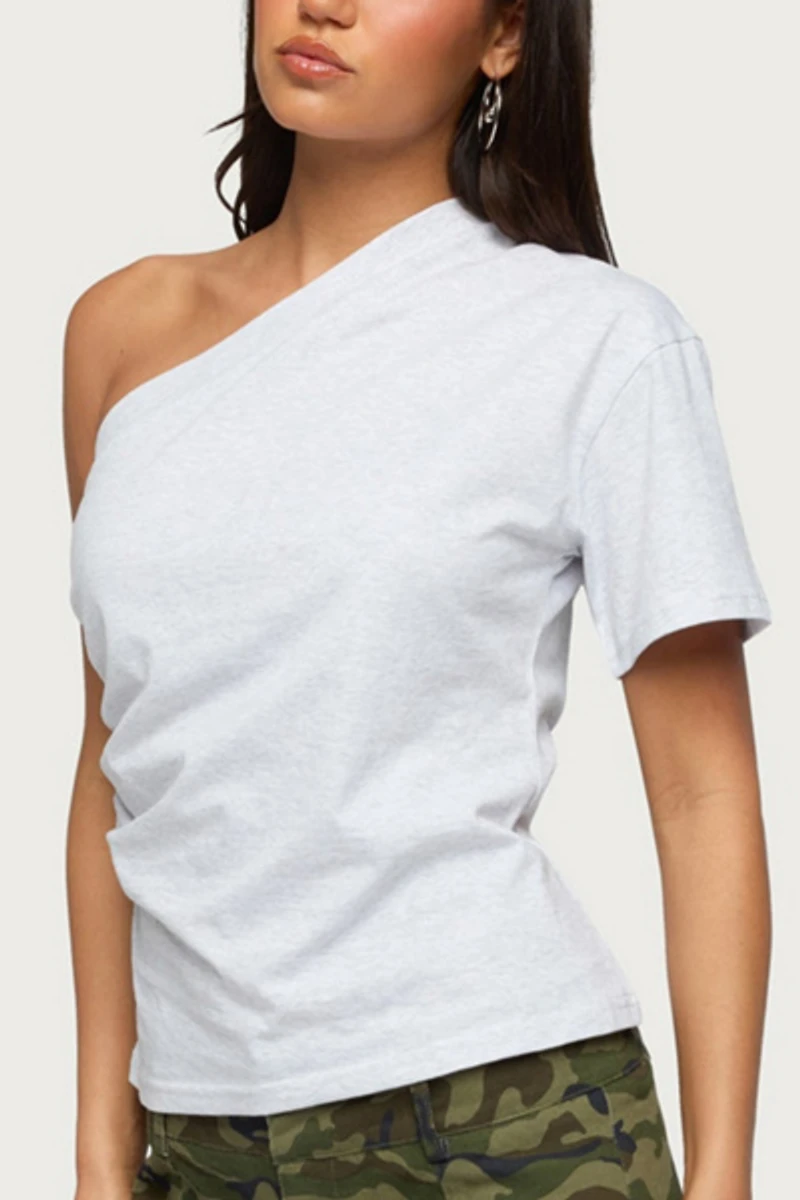 Edikted Yurey Gathered One Shoulder Top