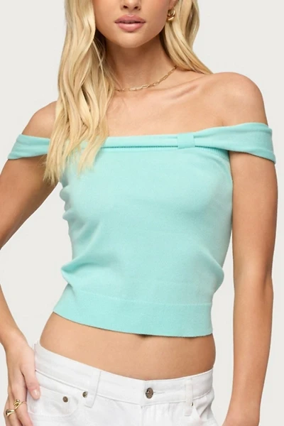 Edikted Sami Off Shoulder Knit Top