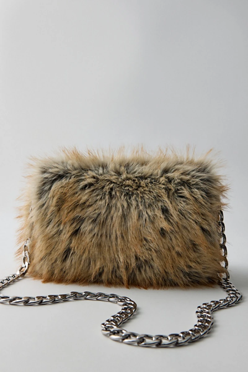 BDG Ashton Faux Fur Shoulder Bag
