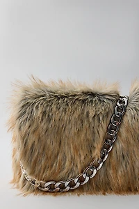 BDG Ashton Faux Fur Shoulder Bag