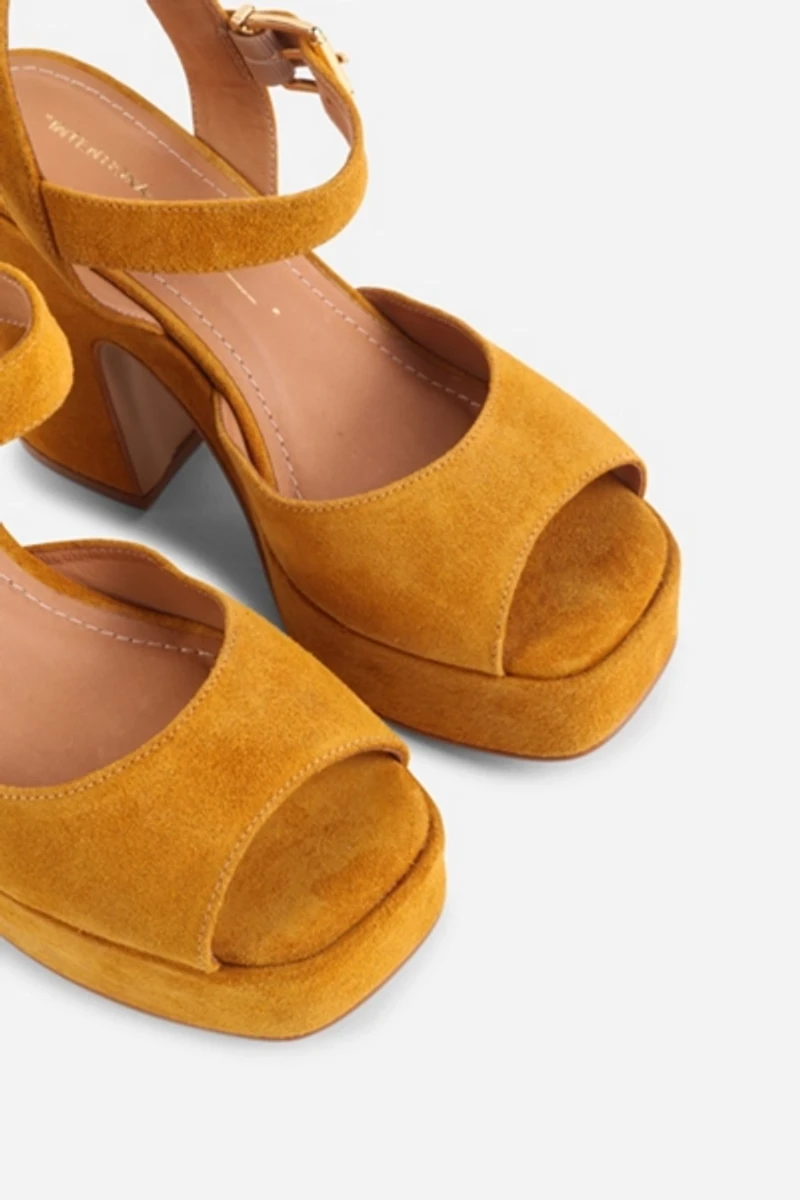 Intentionally Blank Harmony Suede Platform Sandal