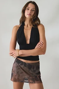 Kimchi Blue Kyla Sheer Mesh Mini Skort