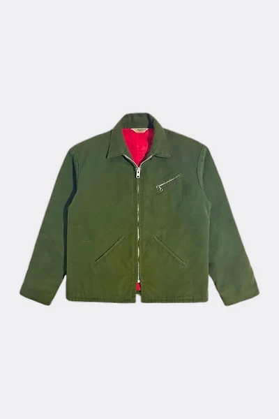 Vintage 1960's Key Imperial Quilted Liner Faded Workwear Jacket