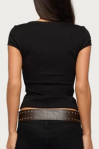 Edikted Whitley Hook & Eye Top