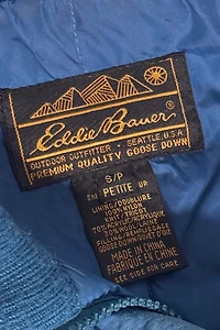 Vintage 1990s Eddie Bauer Quilted Hooded Parka Jacket