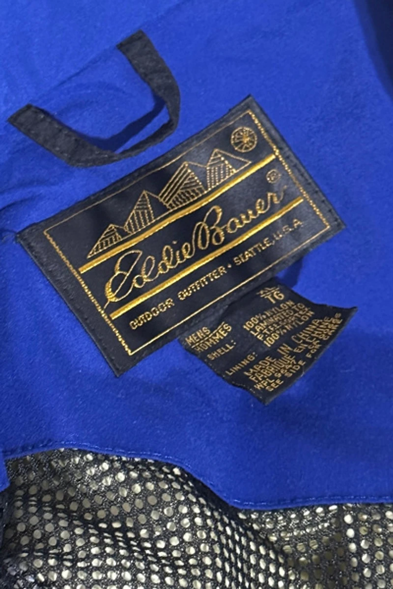 Vintage 1990s Eddie Bauer Waterproof Hooded Parka Jacket