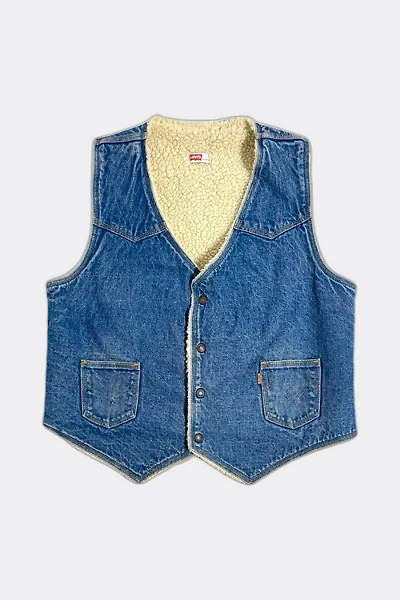 Vintage 1970s Levi’s® Orange Tab Lined Western Vest
