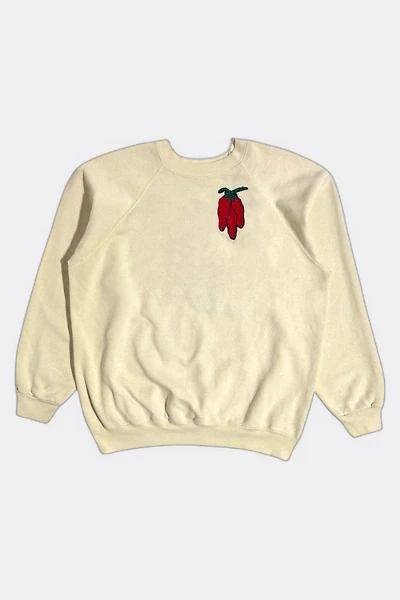 Vintage 1980's Chainstitched Chile Raglan Sleeve Sweatshirt