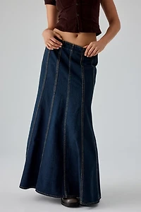 Levi’s® Seamed Flare Denim Maxi Skirt