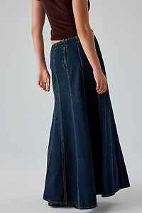 Levi’s® Seamed Flare Denim Maxi Skirt