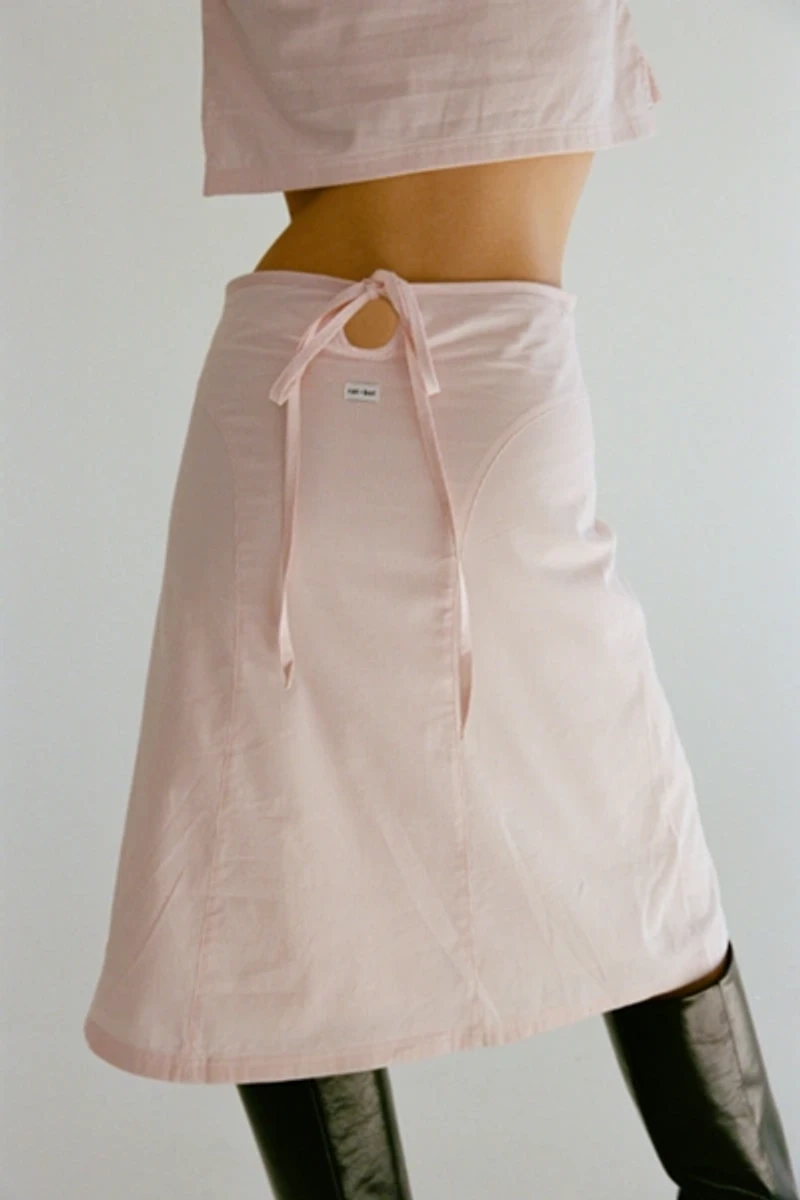 RAT BOI Keyhole Midi Skirt