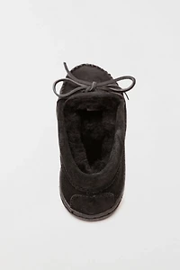Minnetonka Women's Suede Sheepskin Slippers