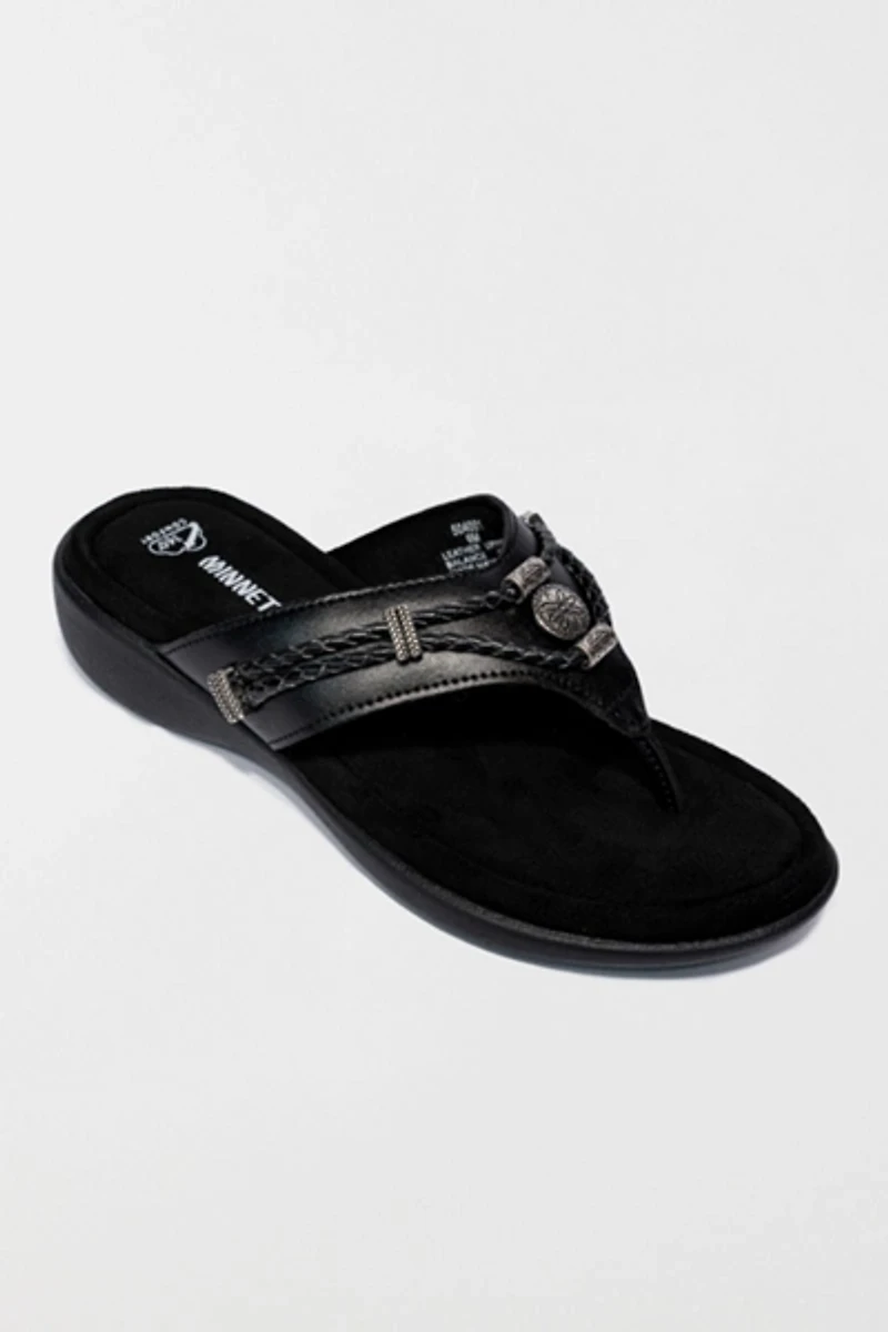 Minnetonka Silverthorne 360 Thong Sandals
