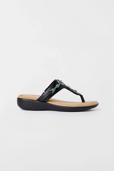 Minnetonka Brecca Embellished Thong Sandals
