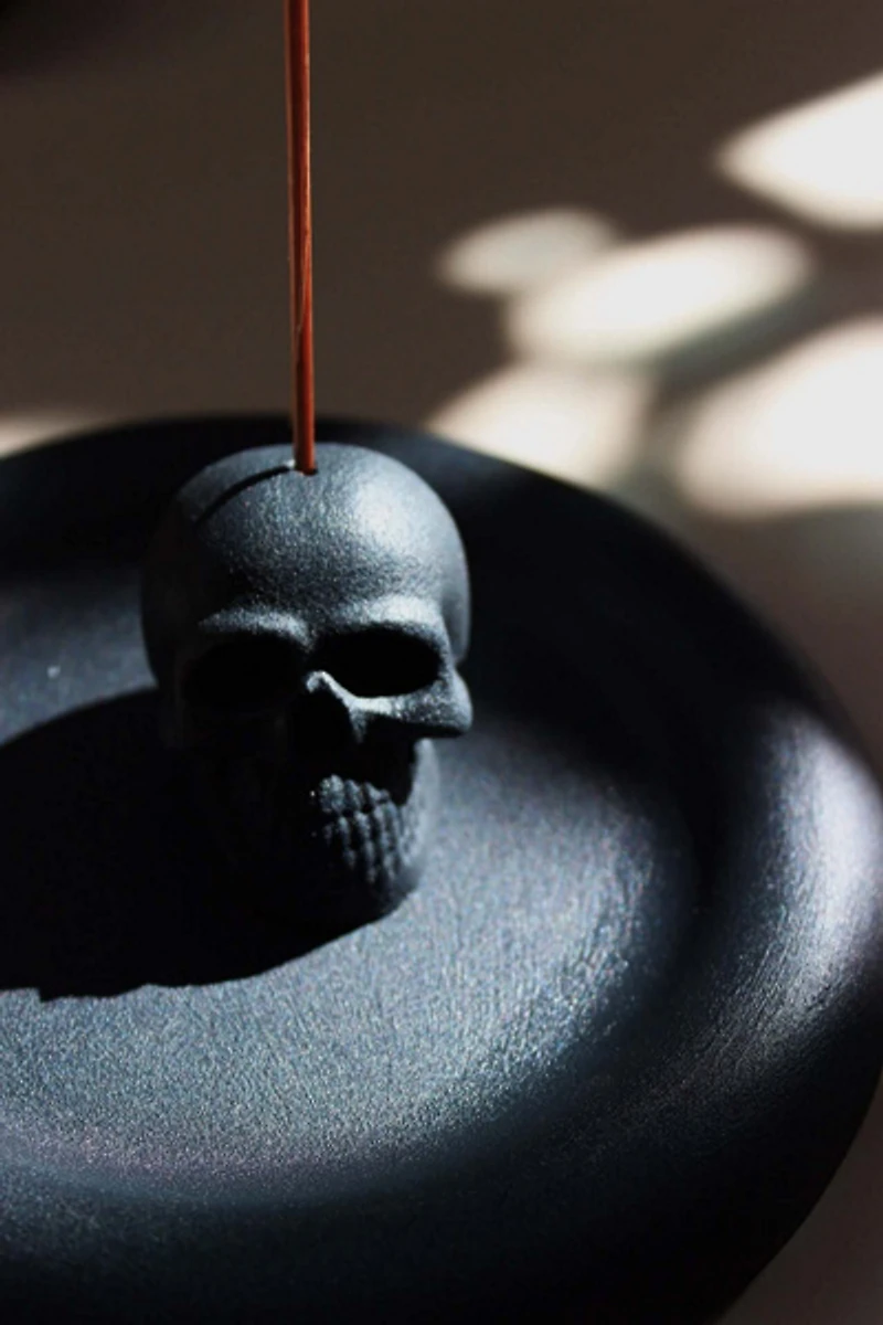 Acquired Taste Skull Incense Stick Holder + Coaster
