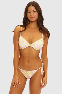 Beach Bunny Daisy Skimpy Tie Side Bikini Bottom