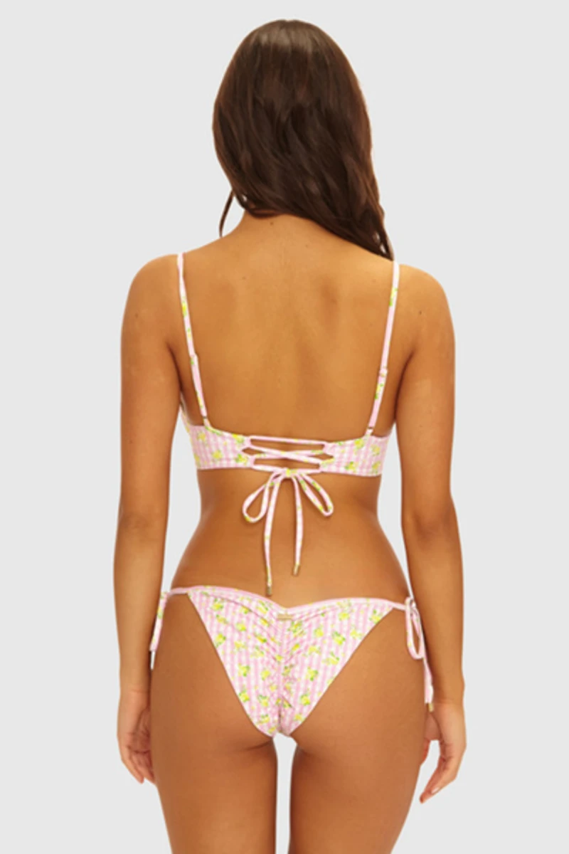 Beach Bunny Daisy Skimpy Tie Side Bikini Bottom