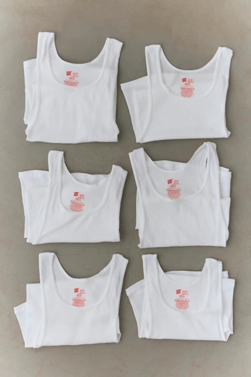 Hanes Cotton Tank Top 6-Pack