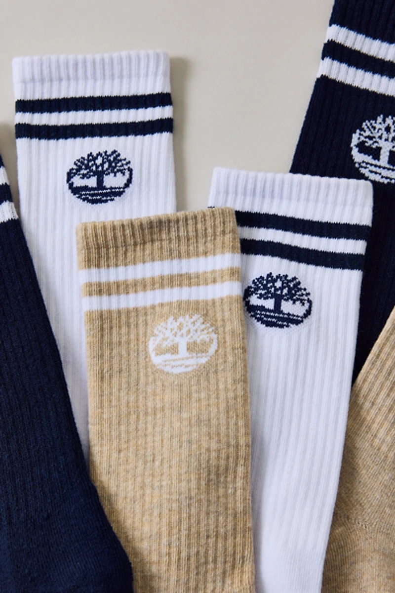 Timberland Logo Crew Socks 3-Pack