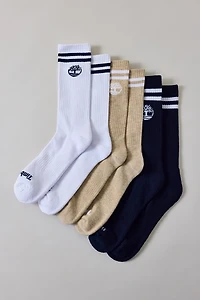 Timberland Logo Crew Socks 3-Pack