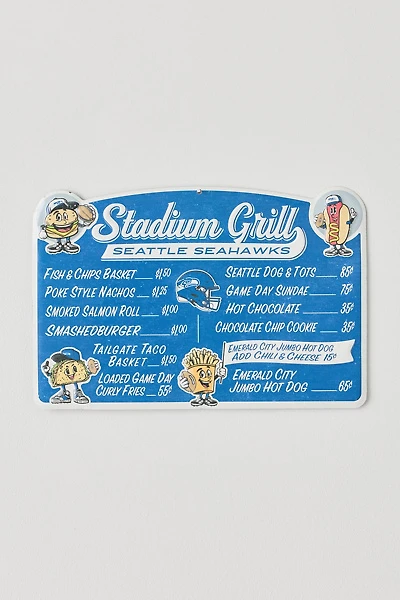 NFL Seattle Seahawks Stadium Grill Metal Wall Sign